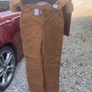 Womens carhartt dungarees size 12x32
